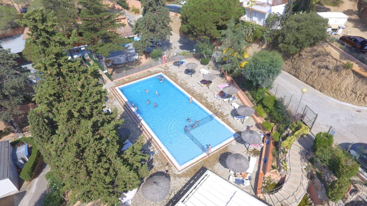 Happy Camp Mobile Homes In Camping Senia Cala Canyelles Lloret de Mar Exterior foto